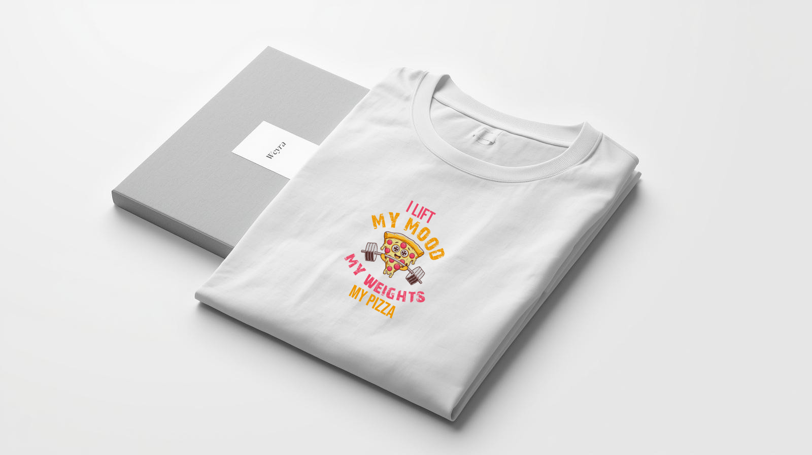 “I Lift My Pizza – Funny Gym T-Shirt”